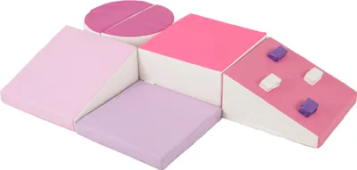Produktbild von DREAMADE 6-teiliges Softbausteine, Kletterspielzeug für Kleinkinder mit EPE-Schaum & Bezug, Spielsets im Innenbereich, ideal für Kinder ab 1 Jahr