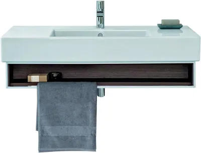 Produktbild von Waschtisch VERO m ÜL HLB 800x470mm 1 Hahnloch weiß 1 Hahnloch weiß