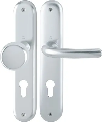 Produktbild von HOPPE Langschildgarnitur Tôkyô 53/273P/1710 Alu.F1 PZ 72mm DIN L/R - 2805718