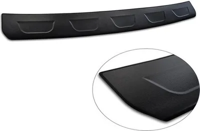 Produktbild von Ladekantenschutz Stoßstangenschutz Edelstahl schwarz mattiert passend für PEUGEOT 408 fastback 2023->