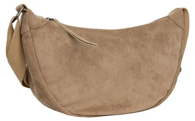 Productafbeelding van MUSTANG schoudertas Ela Moonbag Suede Beige