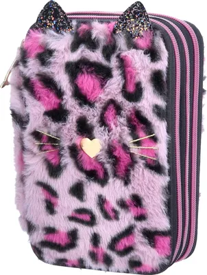 Produktbild von Depesche - TOPModel 3 Fach Federtasche Leo Fell REBEL KITTY