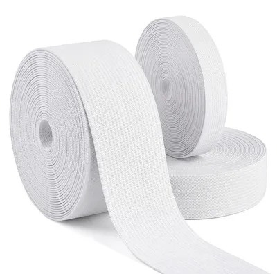 Elastisches Nähband 3 Rollen 15 m, 15/25/30 mm, weiß