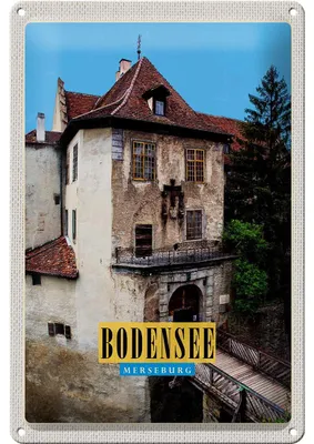 Produktbild von Blechschild Reise 20x30cm Bodensee Deutschland Meersburg