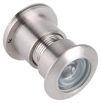 Zdjęcie produktu dla Wizjer do drzwi z kątem widzenia 28 mm i solidną osłoną z szczotkowanego chromu