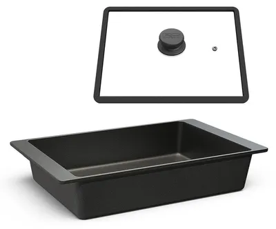 Image de Poêle en aluminium avec revêtement antiadhésif 41 x 26 cm