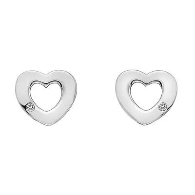 Produktbild von Hot Diamonds Diamond Amulet Heart Earrings DE616 Ohrringe