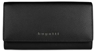 Immagine prodotto di bugatti portafoglio Emilia Ladies Long Wallet With Flap Black nero
