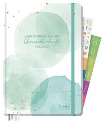 Produktbild von Lehrer-Planer Grundschule Watercolor Dots A4+ 2026/2027