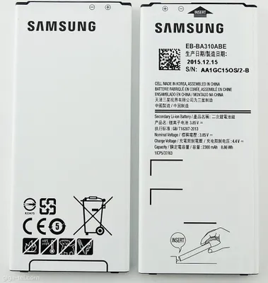 Obrázok produktu pre Originálna batéria Samsung A3 2016 A310 EB-BA310ABE 2300 mAh Batterie Battery