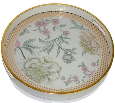 Produktbild von Ewax Elegantes Rundes Serviertablett Kunststoff