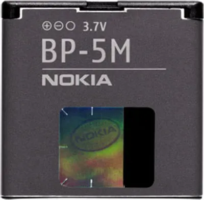 Produktbild von Nokia Battery BP-5M, 900 mAh, Lithium Polymer (LiPo), 3.7 V