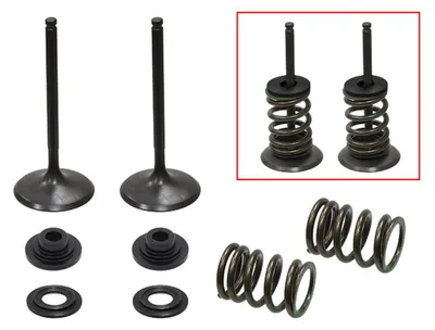 Obrázok produktu pre Kompletná súprava ventilov SSÄ pre motocykel Suzuki RMZ 450, modelové roky 2005-2006, oceľové, rozmer 36 mm x 82,5 mm