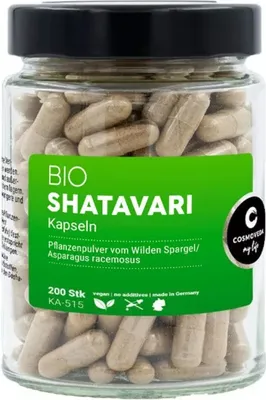 Produktbild von Cosmoveda - Shatavari Kapseln - 200 Stück