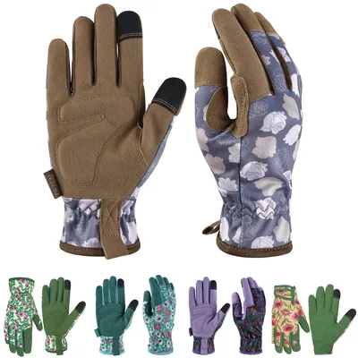 Imagen del producto de Guantes de jardinería, talla mediana, resistentes a las espinas, ideales para podar rosas y para trabajos de jardinería