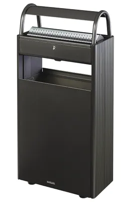 Produktbild von Rossignol 56448 Kopa Ascher/Abfallbehälter mit Standfuß 12 L/60 L, Farbe Mangangrau