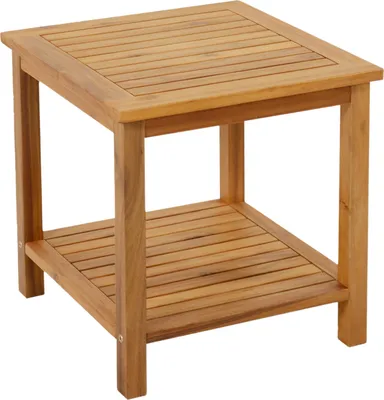 Obrázok produktu pre Bočný stolík IOWA - cca 45x45x45 cm - drevo akácie olejované
