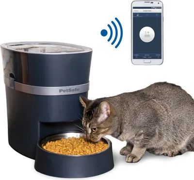 Obrázok produktu pre PETSAFE Smartfeed pripojený dávkovač na 12 jedál - Pre mačky a psy