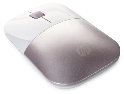 Produktbild von HP Wireless-Maus Z3700 – weiß/pink, Beidhändig, RF Wireless, 1200 DPI, Pink, Weiß