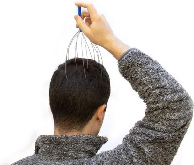 Produktbild von 2 Stück Metall-Massagegeräte zur Stressreduktion / Kopfmassagegeräte