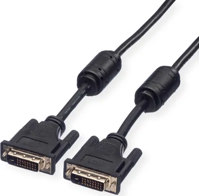 Produktbild von ROLINE Monitorkabel DVI, ST-ST, (24+1) dual link, 10 m