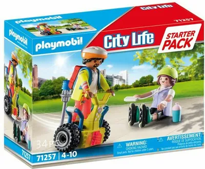 Produktbild von Playset PLAYMOBIL City Action - Supervisor with Segway 71257 34 Stücke