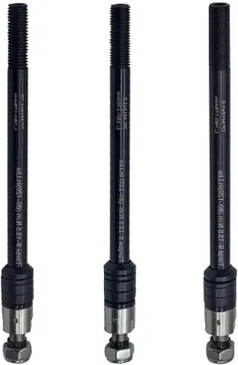 Immagine prodotto di Adattatore per attacco rimorchio per bicicletta - Adattatore per collegamento del rimorchio - Adattatore per rimorchio per bicicletta - Regolabile, filettatura M12x1.0 - 160-178 mm - Nero