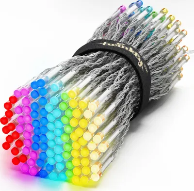 Obrázok produktu pre Twinkly Curtain, Wi-Fi/Bluetooth, Čierna, LED, Teplá biela, 30000 h, Vymazať