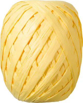 Produktbild von 4x Geschenkband aus Papier 7 mm x 30 m Gelb gelb