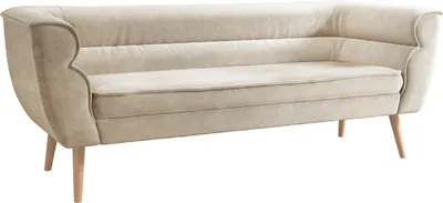 Produktbild von MIRJAN24 Sofa Bal 3, Polstersofa mit Wellenfeder, Holzfüße, Wohnzimmer Kollektion (Farbe: Paros 02)