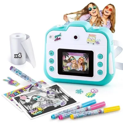 Produktbild von Canal Toys Photo Creator Instant Camera, Türkis, Weiß, Filter, MicroSD (TransFlash), 4 GB, 380 g, 60 mm