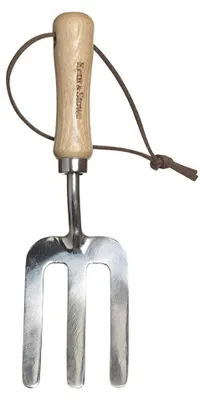 Produktbild von Kinder-Handgabel Edelstahl 19,7 cm Eschenholz Kent & Stowe Blumengabel