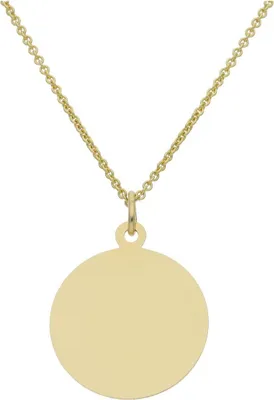 Produktbild von JuwelmaLux Anhänger 333 Gold Gravurplatte JL14-02-0008