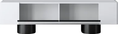 Produktbild von Skye Decor, Bohem - White, Black, TV-Ständer, Weiß, 100 % MELAMINBESCHICHTETE SPANPLATTEN, 180 x 50 x 30 cm