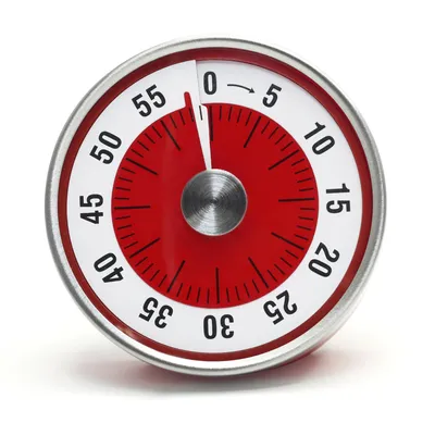 Produktbild von Küchentimer zum Kochen, Kochtimer-Uhr, visuelle Timer, 60-Minuten-Countdown, magnetische Basis, mechanisches Uhrwerk, keine Batterien erforderlich