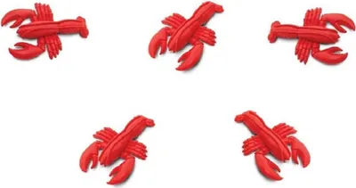 Produktbild von Safari - 352322 -  Good Luck Minis - Glücksminis - Hummer, 5 Stück, PVC