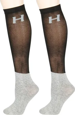 Zdjęcie produktu dla Harry's Horse Show Długie skarpety damskie 3 pary Czarne EU 34-36 Czarne EU 34-36
