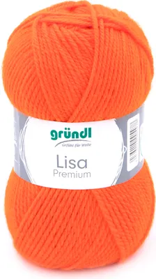 Produktbild von 50 Gramm Gründl Lisa Premium Uni 11 Orange