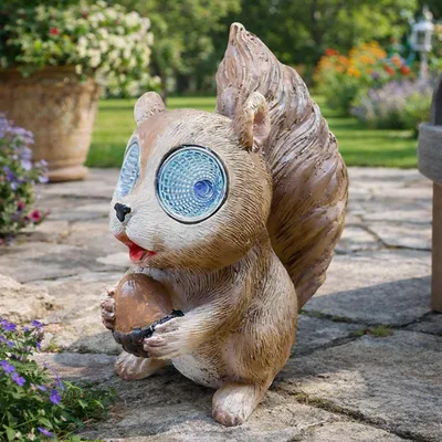 Produktbild von Solar-Gartenfigur Eichhörnchen
