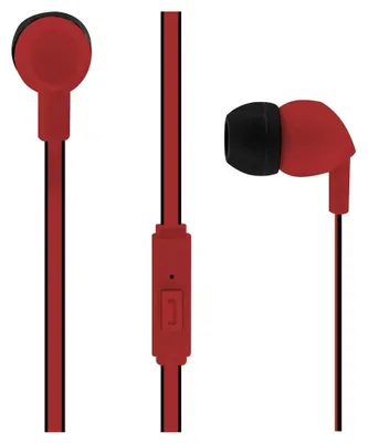 Image de ESBCRD Casque et écouteurs Casque filaire intra-auriculaire rouge