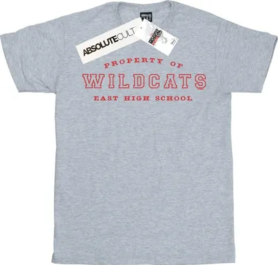 Produktbild von Disney - "High School Musical The Musical Property Of Wildcats" T-Shirt für Damen BI28237 (M) (Grau)