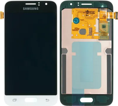 Produktbild von Display für Samsung Galaxy J1 2016 (SM-J120F) Farbe: Weiß Displayglas Touchscreen Bildschirm