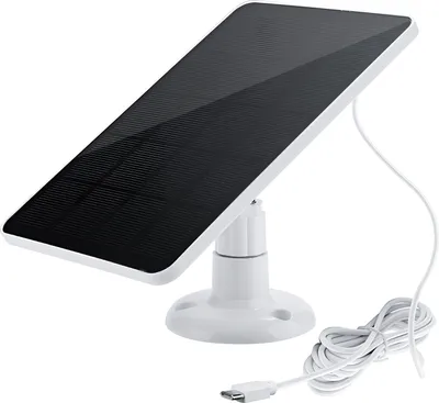 Zdjęcie produktu dla Panel słoneczny 10W IP65 wodoodporny 360° – USB-C do kamery bezpieczeństwa