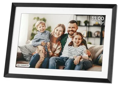 Obrázok produktu pre Kruger&Matz KM1103 Frameo WiFi digitálny fotorámik, 10,1 palca, podsvietený, čierny