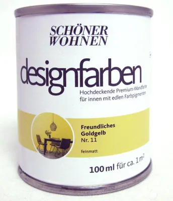 Produktbild von Designfarbe Freundliches Goldgelb Nr.11 100 ml