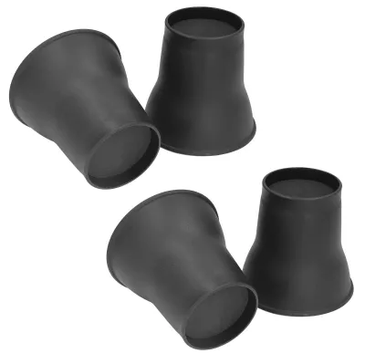 Zdjęcie produktu dla 4 sztuki podkładek pod łóżko, 15 cm - Wytrzymałe podkładki z tworzywa sztucznego z antypoślizgowymi nakładkami