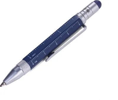 Obrázek produktu pro TROIKA PIP25/BL TROIKA Multitasking-Kugelschreiber LILIPUT TOOL PEN blau
