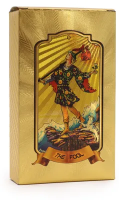 Produktbild von Tarot - Goldenes Karten-Set - The Fool (Der Narr)