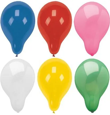 Produktbild von 500 Papstar Luftballons rund Ø 28 cm farbig sortiert 18957