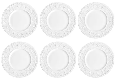 Produktbild von Villeroy & Boch Cellini 6er Set Brotteller 18 cm weiß Porzellan